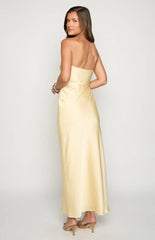 Ashley Yellow Formal Maxi Dress