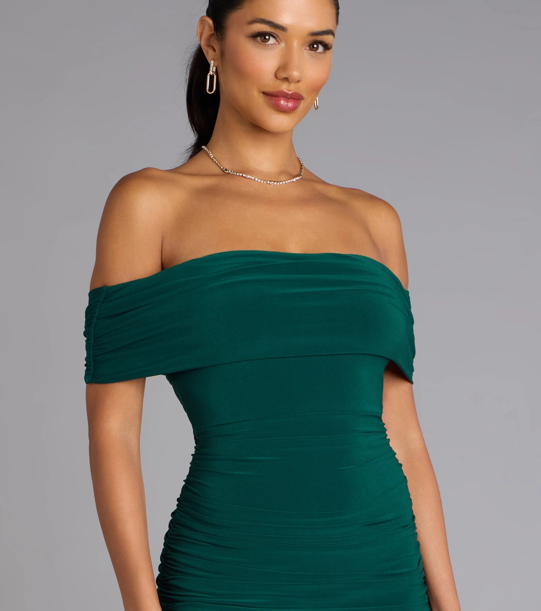 Arial Open Back Mermaid Formal Dress
