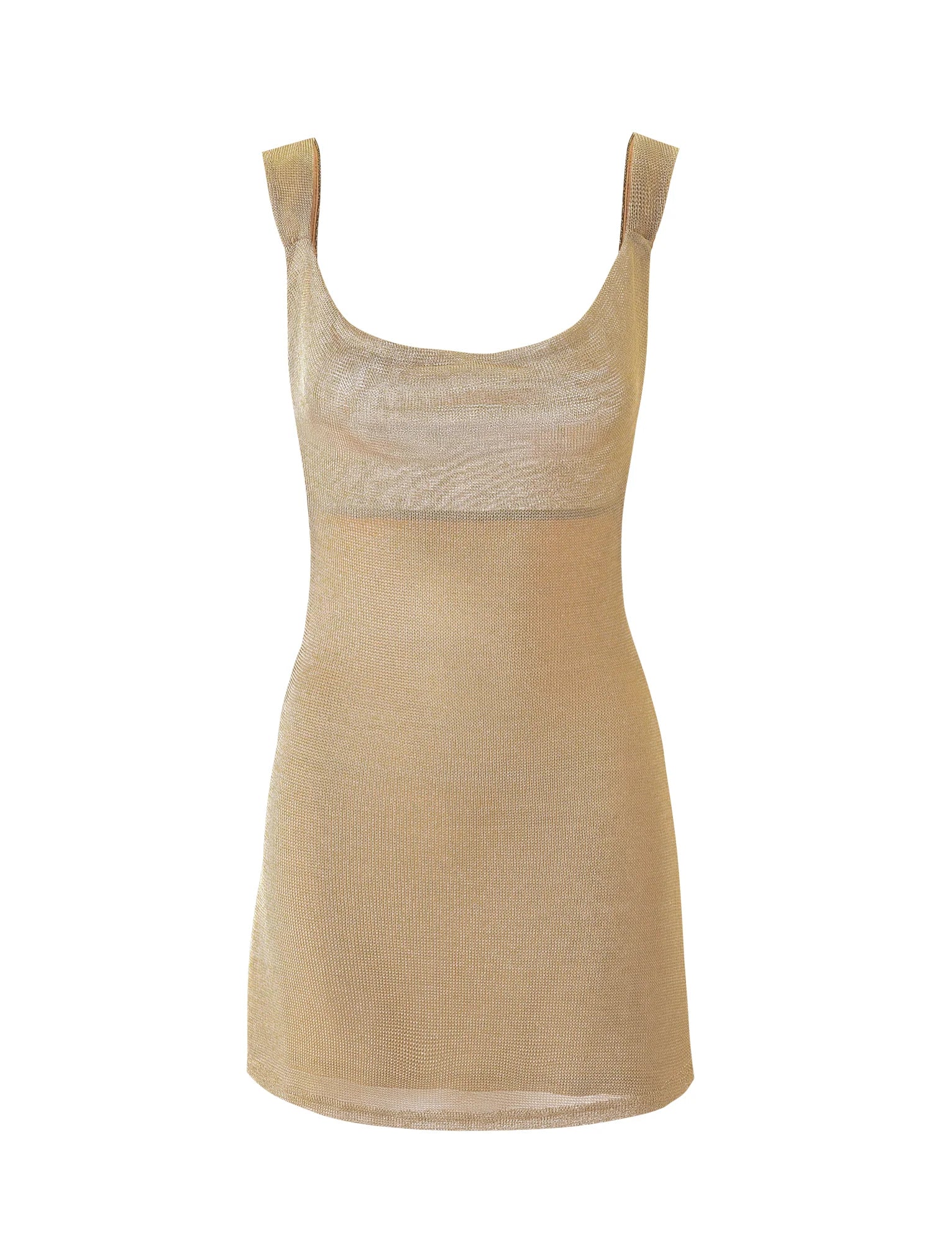 Zita Mini Dress - Gold