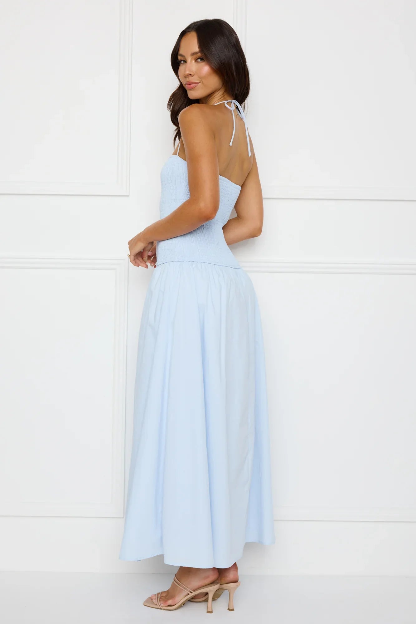 Unmatched Energy Halter Maxi Dress