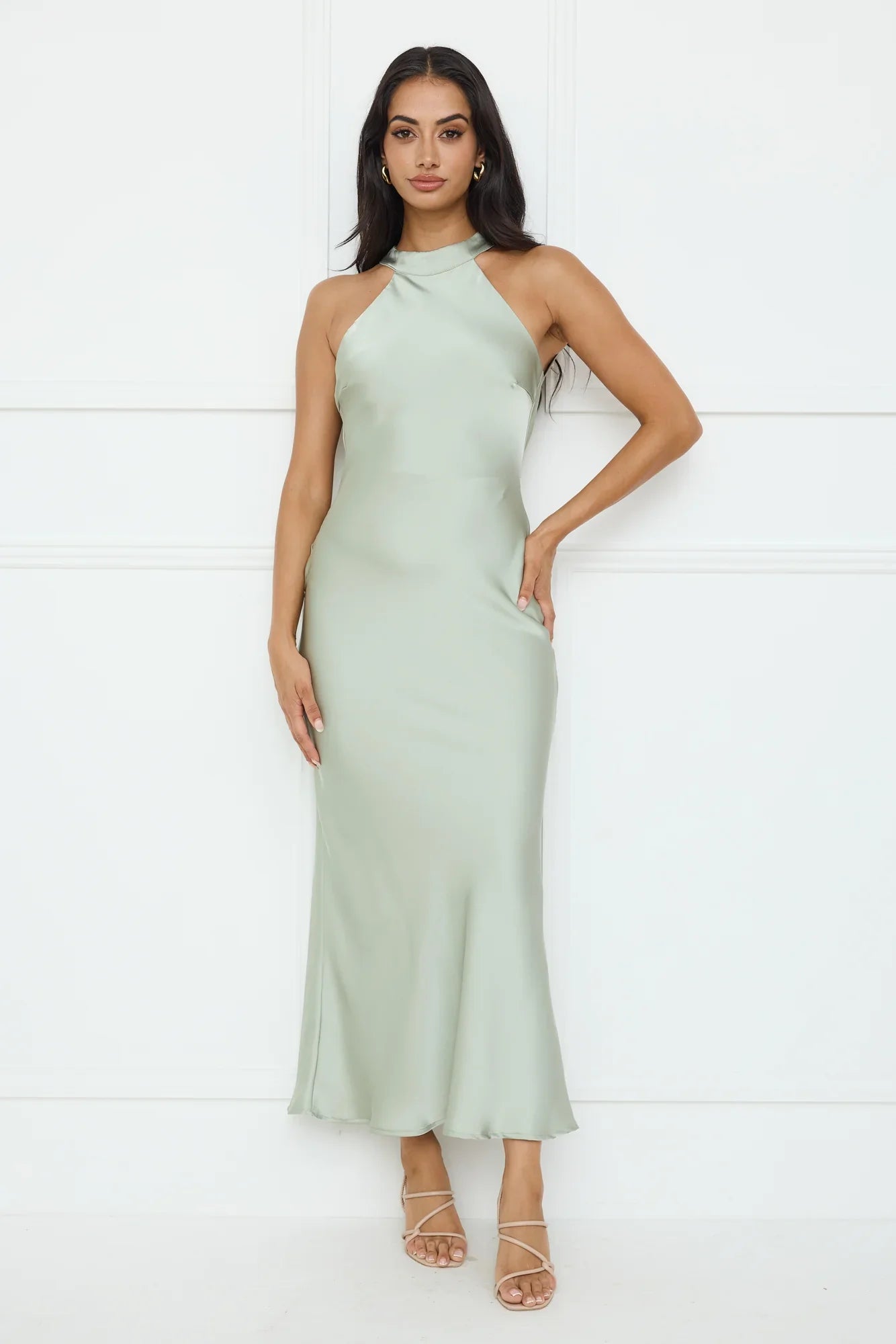 Icon Status Satin Maxi Dress