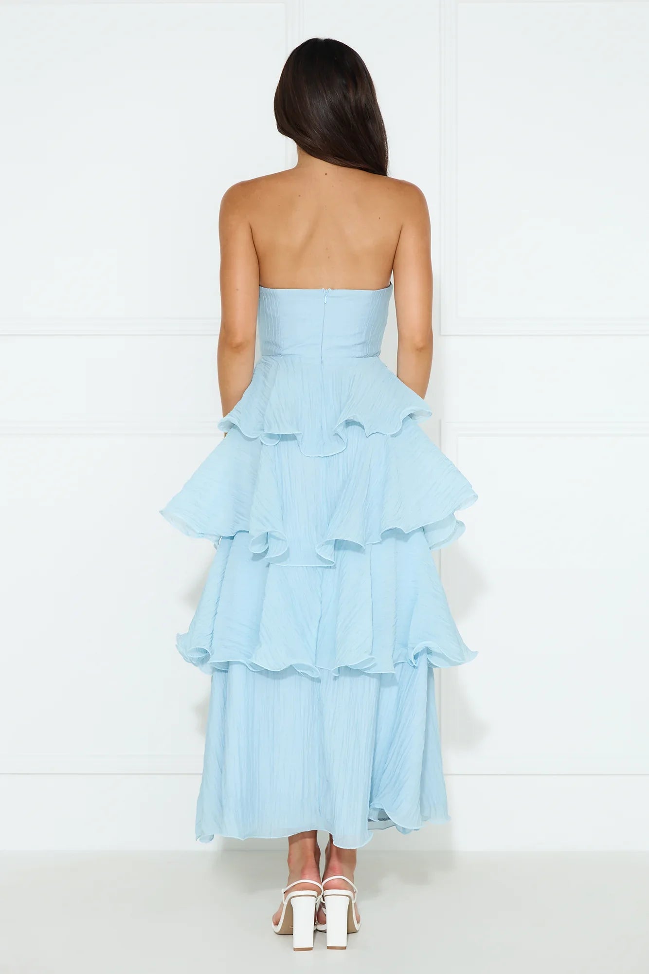 Wedding Adventure Strapless Maxi Dress