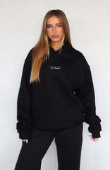 Core Essentials Oversized Hoodie Black