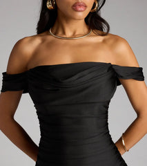 Miranda Off-The-Shoulder Mini Dress
